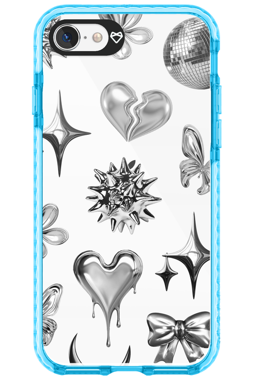 Silver Zone Transparent - Apple iPhone SE 2020