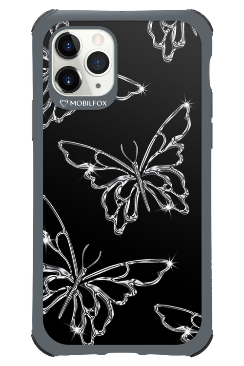 Silver Butterfly 2.0 - Apple iPhone 11 Pro