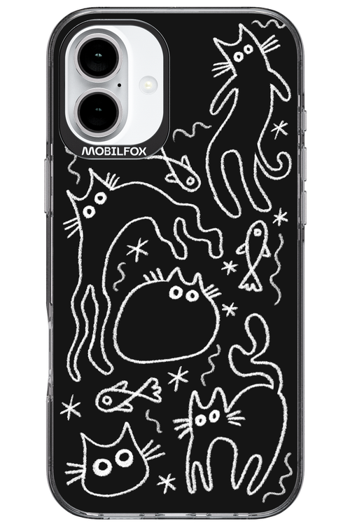 CHALK_CATS 2.0 - Apple iPhone 16 Plus