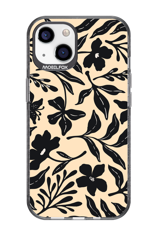 Black Flowers 2.0 - Apple iPhone 13