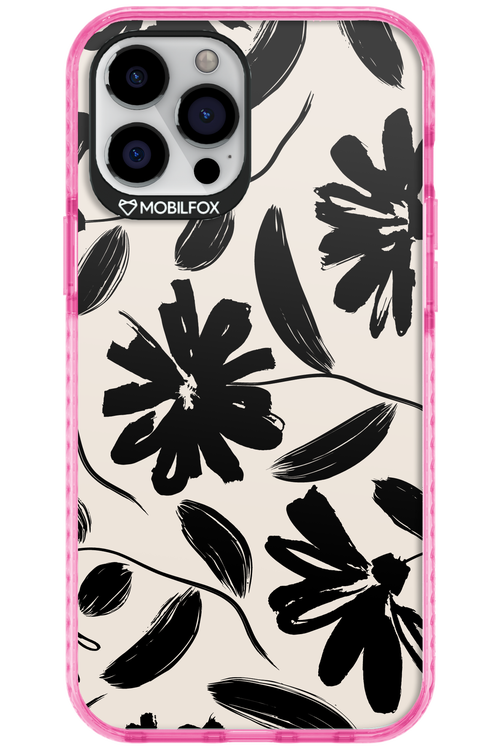 Monochrome Flowerss - Apple iPhone 12 Pro Max