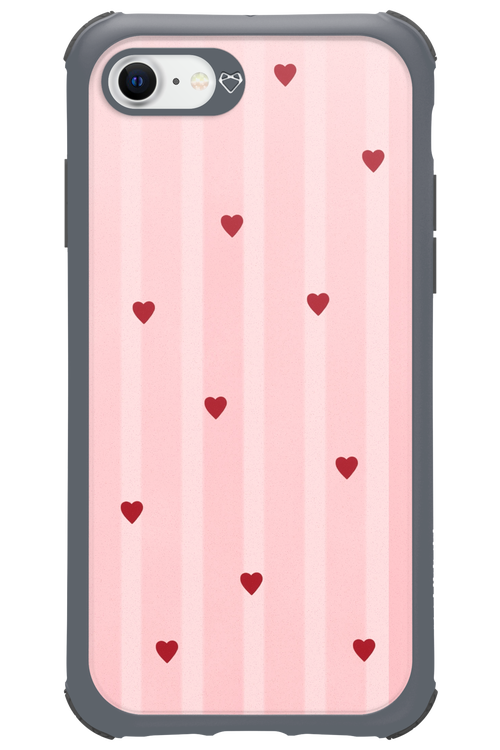 Red Little Hearts 2.0 - Apple iPhone SE 2020