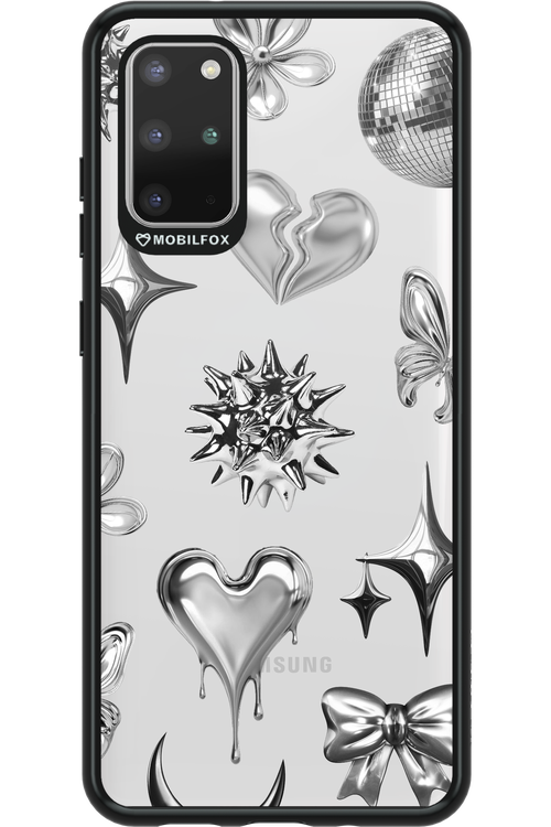 Silver Zone Transparent - Samsung Galaxy S20+