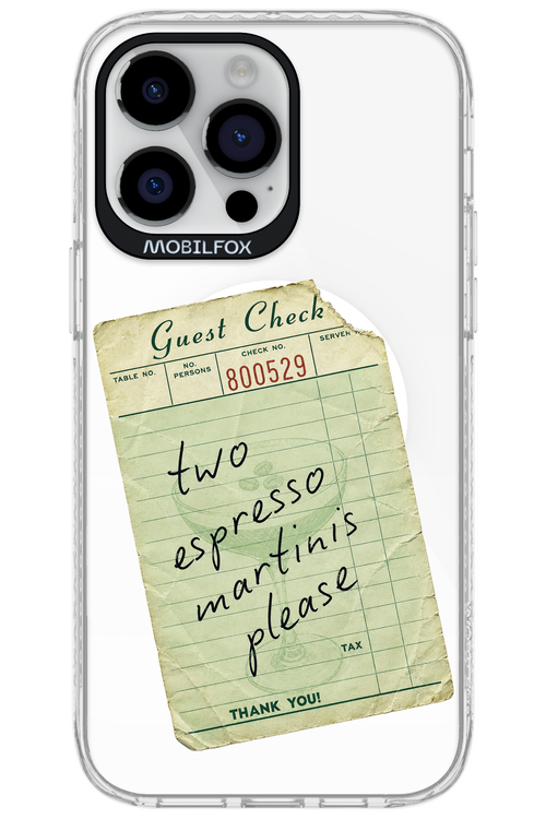 Espresso Martini 2.0 - Apple iPhone 14 Pro Max