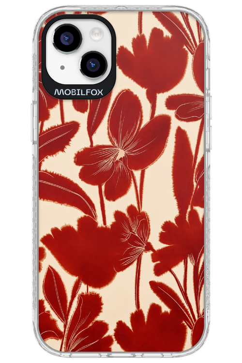 Burgundy Flowers 2.0 - Apple iPhone 14 Plus