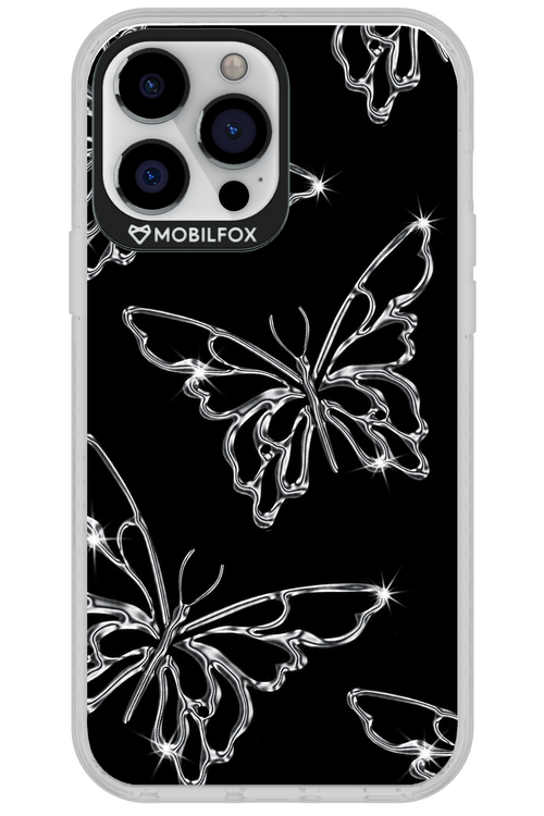 Silver Butterfly 2.0 - Apple iPhone 13 Pro Max