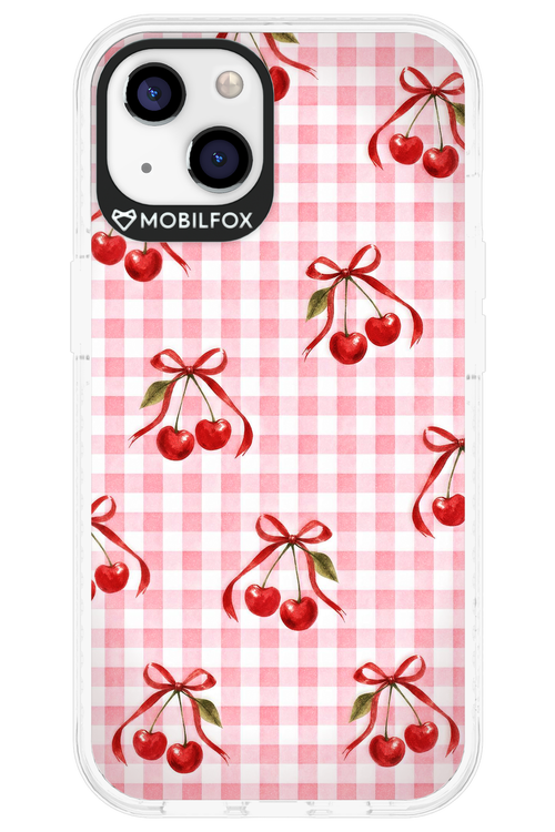 Pink Cherry Checked 2.0 - Apple iPhone 13