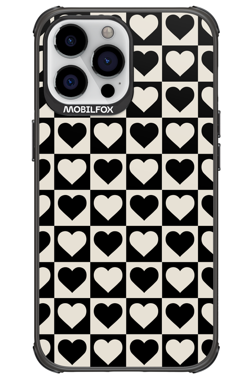 Checkered Heart - Apple iPhone 13 Pro Max