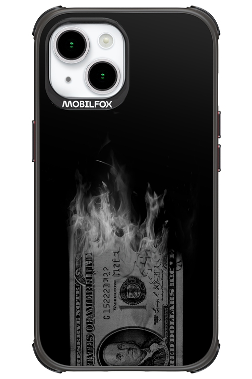 Money Burn B&W 2.0 - Apple iPhone 15