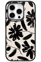 Monochrome Flowerss 2.0 - Apple iPhone 15 Pro