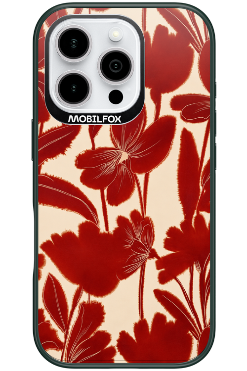 Burgundy Flowers 2.0 - Apple iPhone 16 Pro