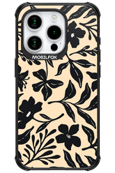 Black Flowers 2.0 - Apple iPhone 15 Pro