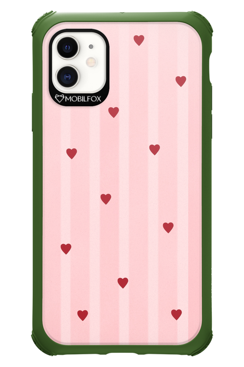 Red Little Hearts 2.0 - Apple iPhone 11