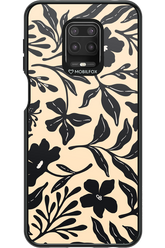 Black Flowers 2.0 - Xiaomi Redmi Note 9 Pro