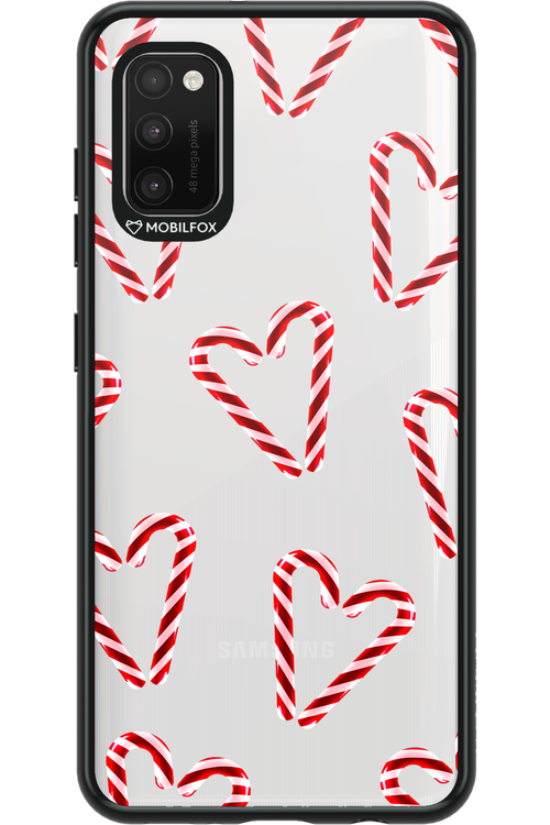 Candy Cane Hearts - Samsung Galaxy A41