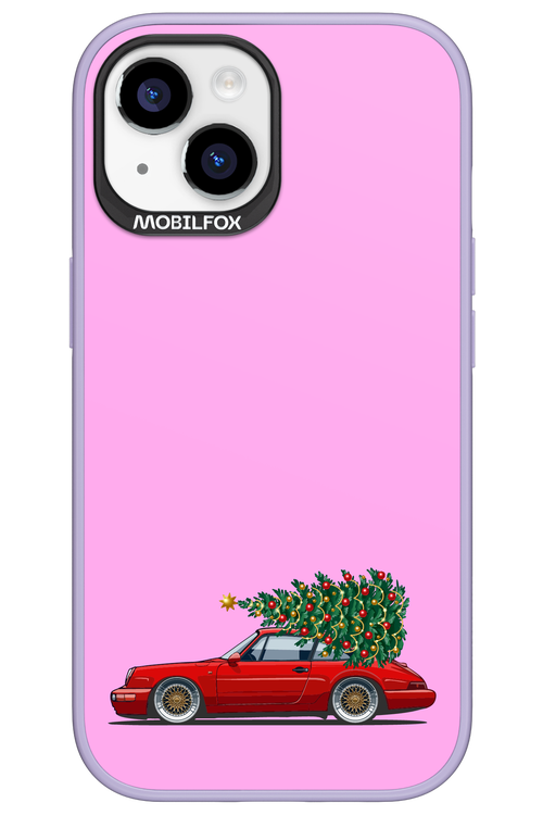 XMAS Car Pink - Apple iPhone 15