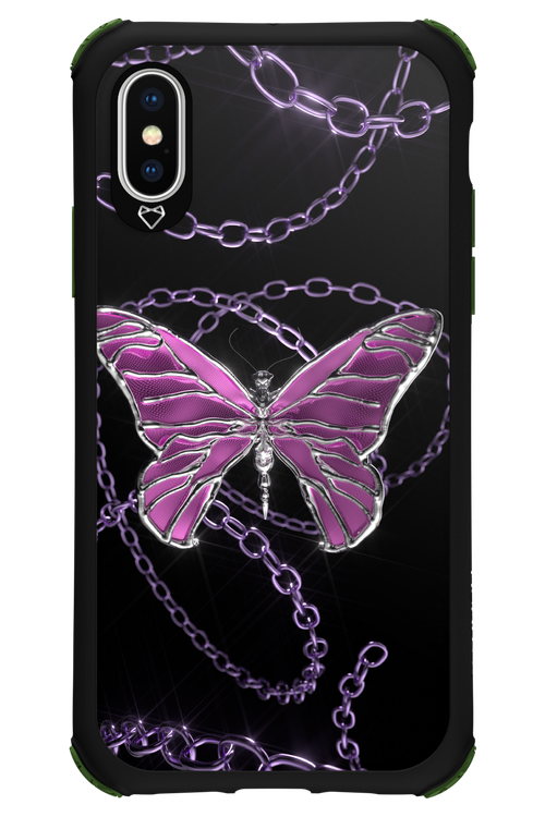 Butterfly Necklace - Apple iPhone X