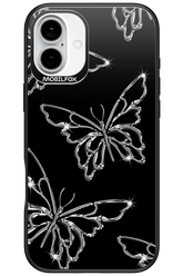 Silver Butterfly 2.0 - Apple iPhone 16 Plus