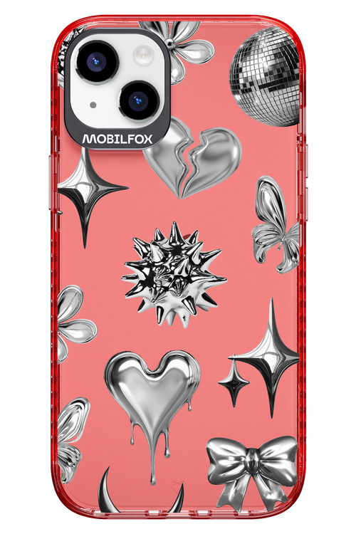 Silver Zone Transparent - Apple iPhone 14 Plus