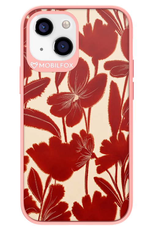Burgundy Flowers 2.0 - Apple iPhone 13 Mini