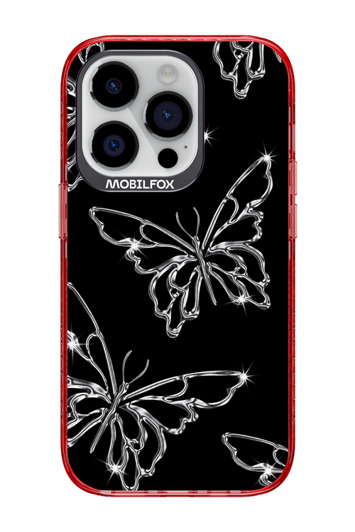 Silver Butterfly 2.0 - Apple iPhone 14 Pro
