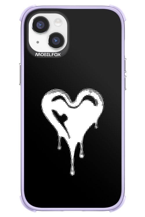 Heart Black - Apple iPhone 14 Plus