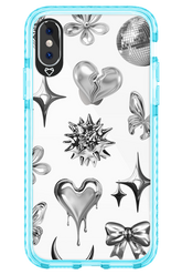 Silver Zone Transparent - Apple iPhone X
