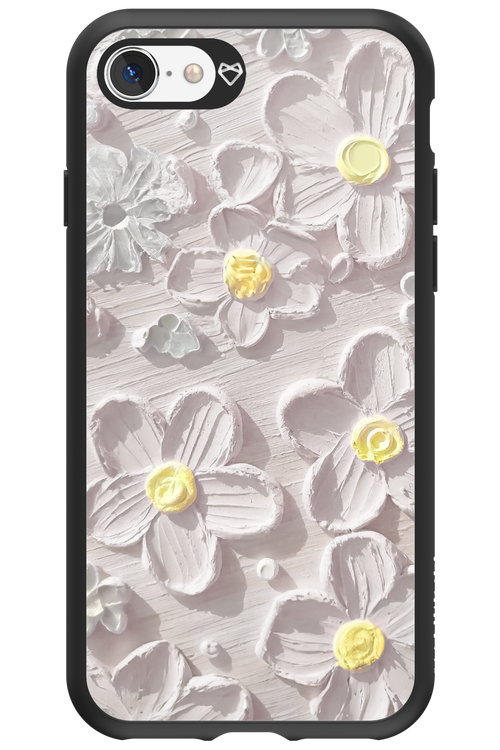 White Flowers 2.0 - Apple iPhone 8