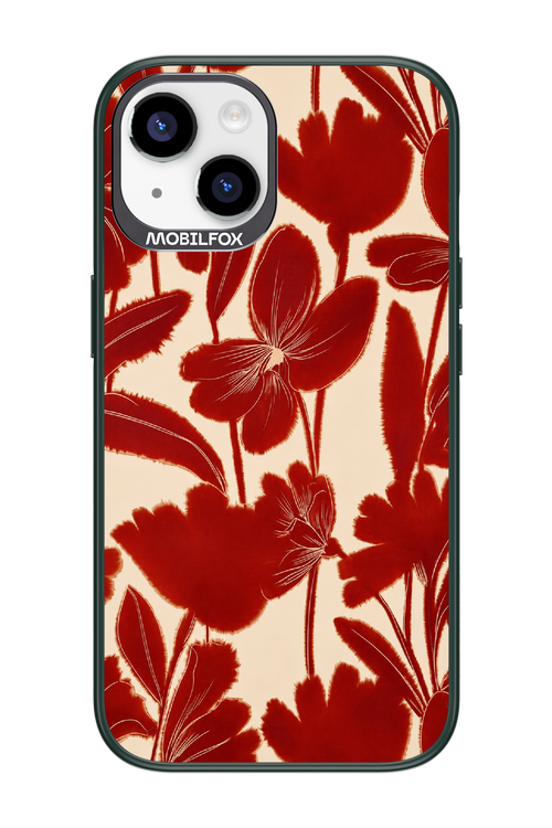 Burgundy Flowers 2.0 - Apple iPhone 14