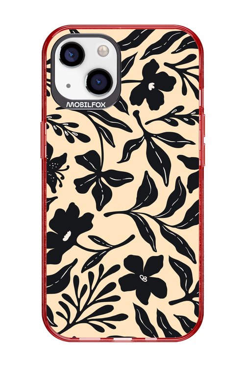 Black Flowers 2.0 - Apple iPhone 13