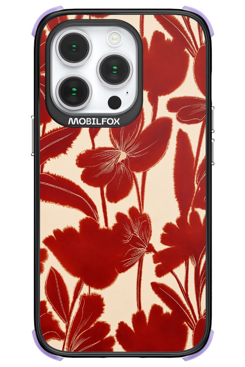 Burgundy Flowers 2.0 - Apple iPhone 14 Pro