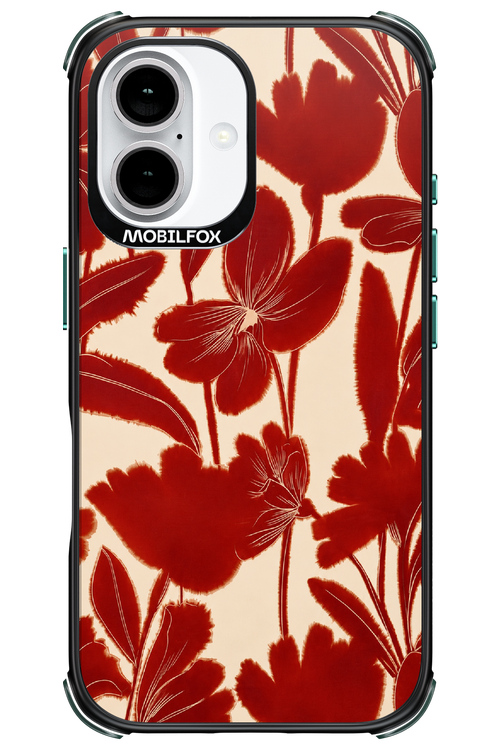 Burgundy Flowers 2.0 - Apple iPhone 16