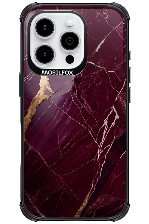 Burgundy Marble 2.0 - Apple iPhone 16 Pro