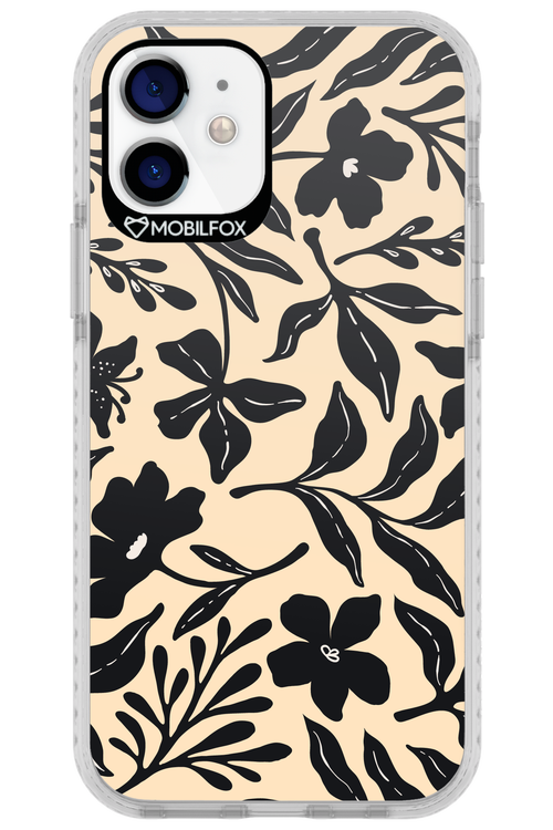 Black Flowers 2.0 - Apple iPhone 12