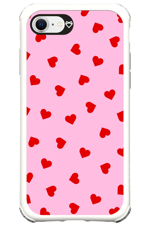 Sprinkle Heart Pink - Apple iPhone SE 2020