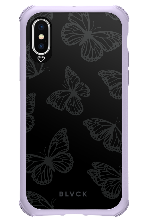 Black Butterflies - Apple iPhone X