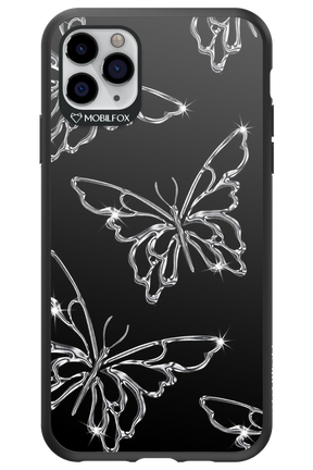Silver Butterfly 2.0 - Apple iPhone 11 Pro Max