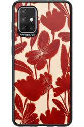 Burgundy Flowers 2.0 - Samsung Galaxy A71