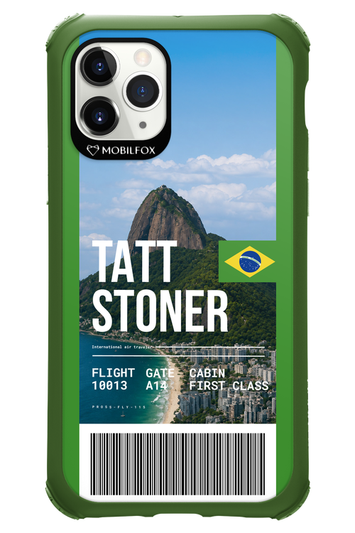TATT STONER (fly ticket) 2.0 - Apple iPhone 11 Pro