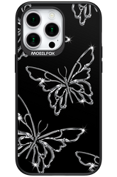 Silver Butterfly 2.0 - Apple iPhone 15 Pro Max
