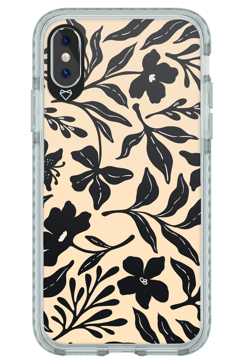 Black Flowers 2.0 - Apple iPhone XS