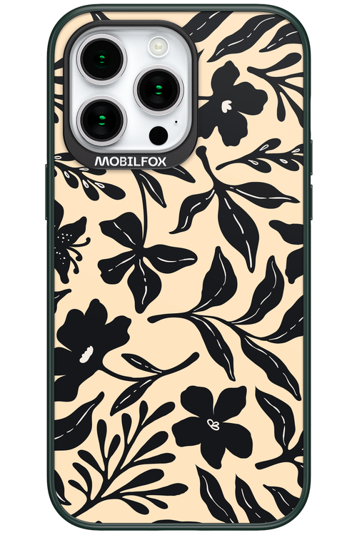 Black Flowers 2.0 - Apple iPhone 15 Pro Max