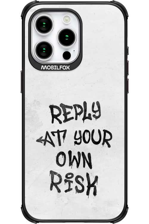 At Your Own Risk 2.0 - Apple iPhone 15 Pro Max