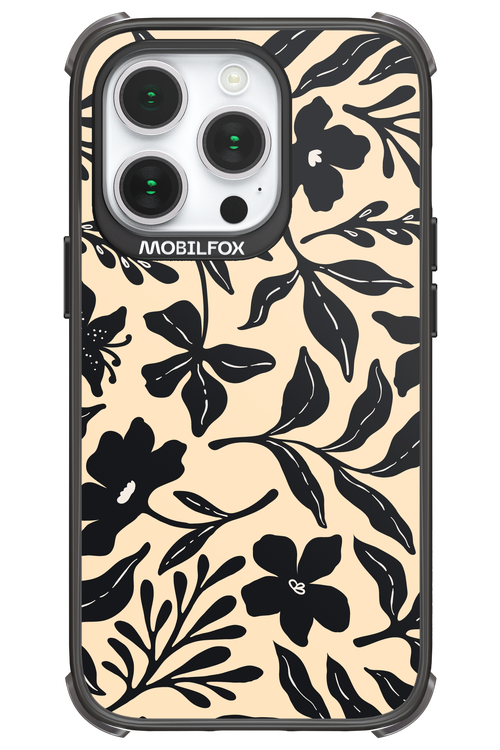 Black Flowers 2.0 - Apple iPhone 14 Pro
