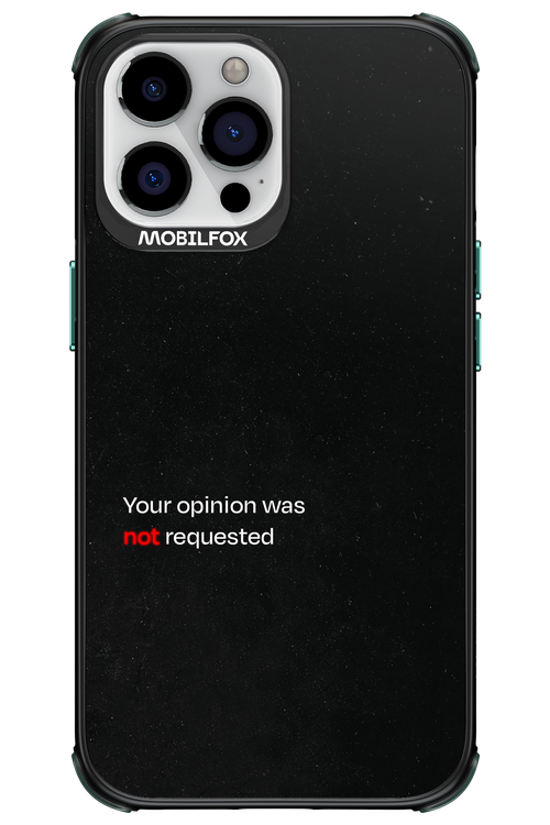 Not Requested 2.0 - Apple iPhone 13 Pro Max