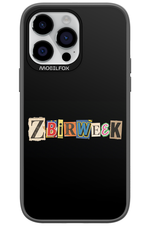 Zbirweek (black) 2.0 - Apple iPhone 14 Pro Max