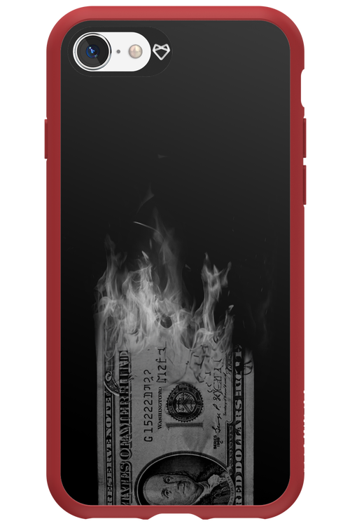Money Burn B&W 2.0 - Apple iPhone 8