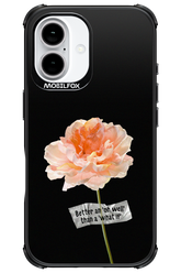 Flower Black - Apple iPhone 16