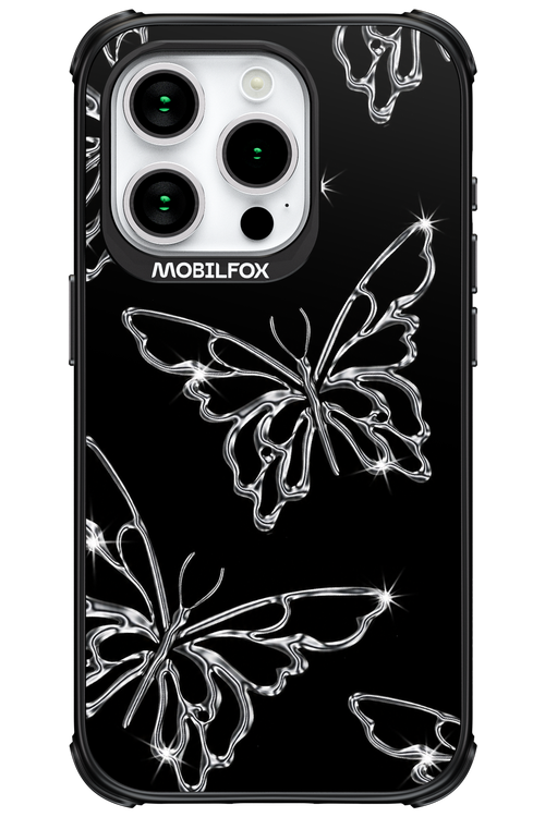 Silver Butterfly 2.0 - Apple iPhone 15 Pro