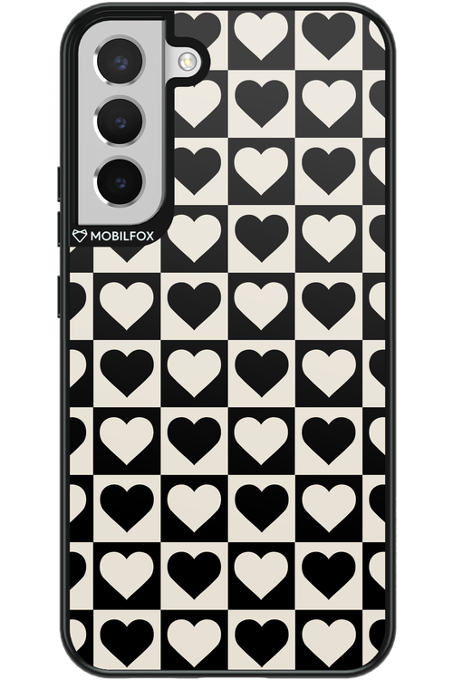 Checkered Heart - Samsung Galaxy S22+